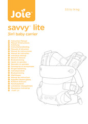 Joie Savvy Lite Instruction Manual