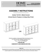 Home Decorators Collection WSFP65SDECHD-27 Assembly Instructions Manual