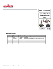 Murata SNAP2410X Installation Manual