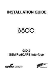 Cooper Scantronic 8800 Installation Manual