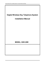 LG GDK-20W Installation Manual