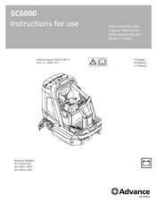 Nilfisk-Advance SC6000 Instructions For Use Manual