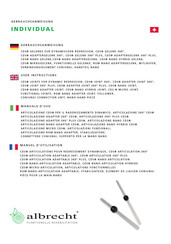 Albrecht INDIVIDUAL CONIUNGI CONNECTION UNIT Instructions For Use Manual