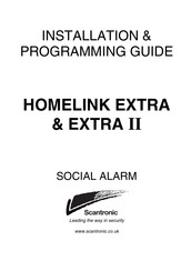 Cooper Scantronic HOMELINK EXTRA Installation & Programming Manual