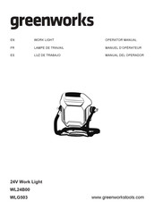 GreenWorks WL24B00 Operator's Manual