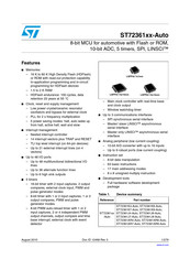 Stmicroelectronics ST72361 Auto Series Manual