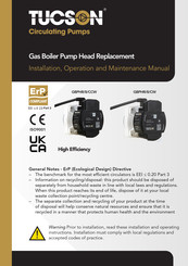 Tucson GBPHR/8/CW Installation, Operation And Maintenance Manual