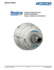 Carlisle Fluid Technologies Ransburg AER4006-01 Service Manual