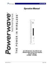 Powerwave Technologies G3L-2100-30-C Operation Manual