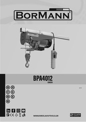 BorMann BPA4012 Manual