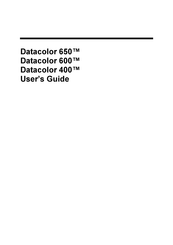 Datacolor 650 User Manual