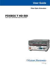 Extron electronics FOXBOX T HD-SDI User Manual