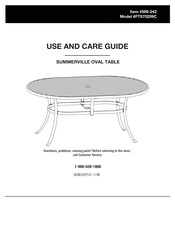 HOMEDEPOT 589-242 Use And Care Manual