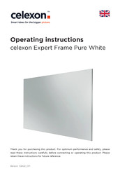 Celexon Expert Pure White Operating Instructions Manual