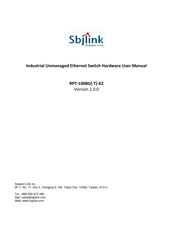 Subject Link RPT-1008G-T-X2 Hardware User Manual