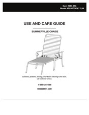 HOMEDEPOT 584-458 Use And Care Manual