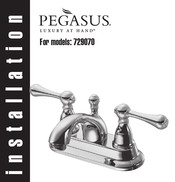 Pegasus LUXURY AT HAND 729070 Installation Manual