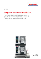 Rational Integrated fat drain Combi-Duo Original Installation Manual