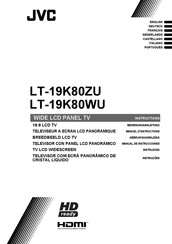JVC LT-19K80WU Instructions Manual