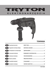 Tryton TDW900A Operating Instructions Manual