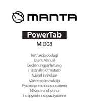 Manta PowerTab MID08 User Manual