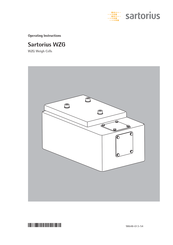 Sartorius WZG-1 Operating Instructions Manual