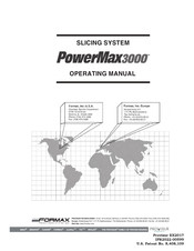 Formax PowerMax 3000 Operating Manual
