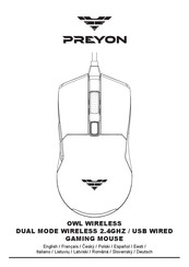 PREYON OWL WIRELESS Manual