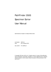 Aim Lab PathFinder 350S User Manual