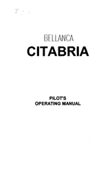 Bellanca CITABRIA 7ECA Pilots Operating Manual