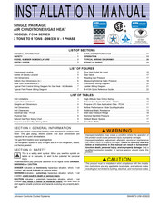 Johnson Controls PCG4A36100 Installation Manual