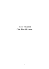 Blue Tiger Elite Plus Ultimate User Manual