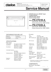 Clarion CD6K-1210U Service Manual