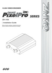 Ganz ZS1-1DS Installation Manual