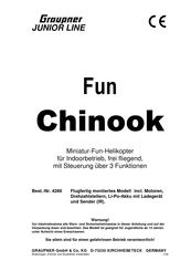 GRAUPNER JUNIOR Chinook 4289 Manual