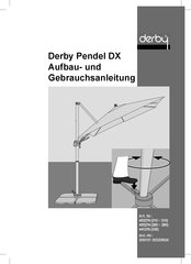 Derby 452274 Assembly Instructions And User's Manual