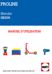 Proline HB200D Operating Instructions Manual