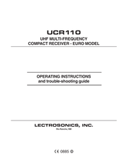 Lectrosonics UCR110 Operating Instructions Manual