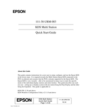 Epson KDS Multi Station Quick Start Manual