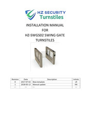 HZ Security HZ-SWGS02 Installation Manual