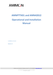 AMIMON AMN42012 Operational And Installation Manual