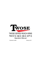 Twose TW 67T-5 Operation Manual