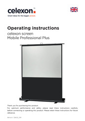 Celexon Mobile Professional Plus Operating Instructions Manual