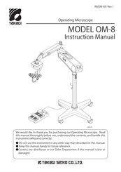 Takagi OM-8 Instruction Manual