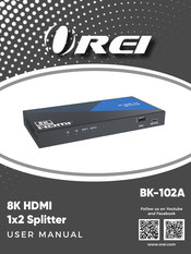 REI BK-102A User Manual