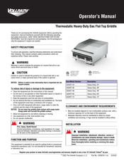 Vollrath GGHDT-48 Operator's Manual