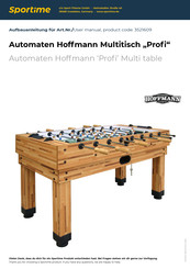 Hoffmann Automaten Profi 3521609 User Manual