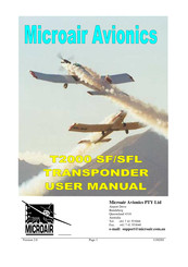 MicroAir Avionics T2000 SF User Manual