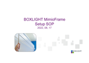 BOXLIGHT MimioFrame Setup