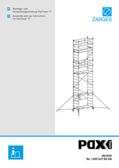 zarges PaxTower S-PLUS 1T Assembly And Use Instructions
